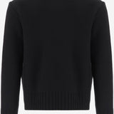 MAGLIONE IN LANA E CASHMERE CON LOGO A006B0 XKFRI1043 GUCCI 