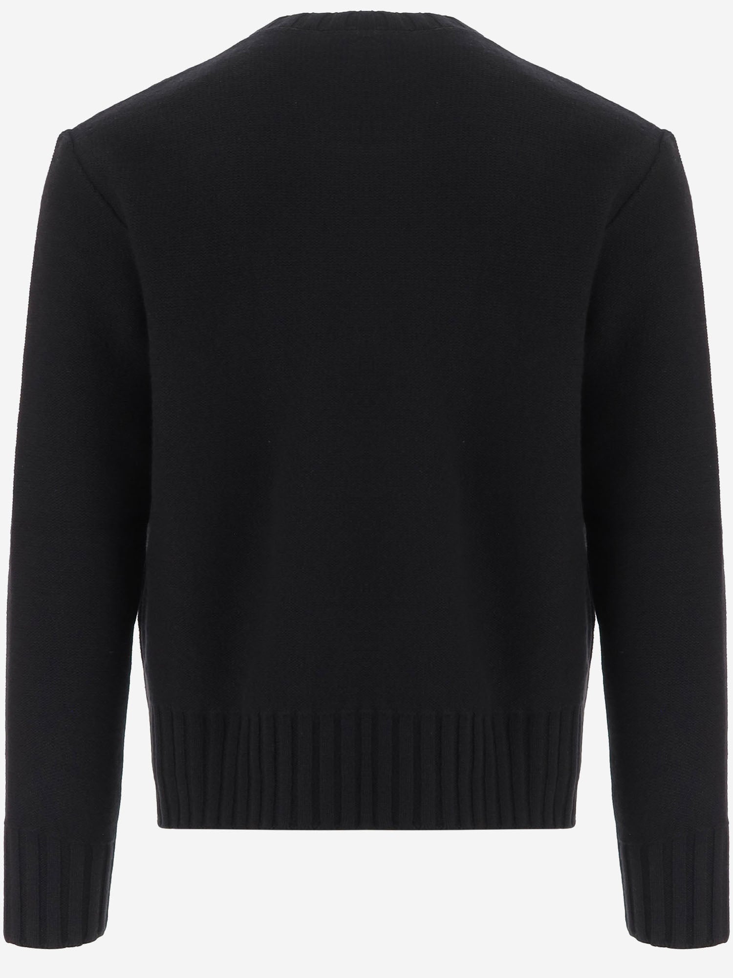 MAGLIONE IN LANA E CASHMERE CON LOGO A006B0 XKFRI1043 GUCCI 