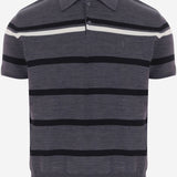 Polo a righe in misto lana A006CO XKFTA1052 GUCCI 