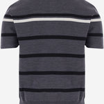 Polo a righe in misto lana A006CO XKFTA1052 GUCCI 