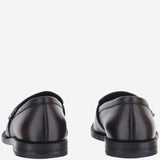 MOCASSINI IN PELLE CON LOGO A006HC BLM001000 GUCCI 