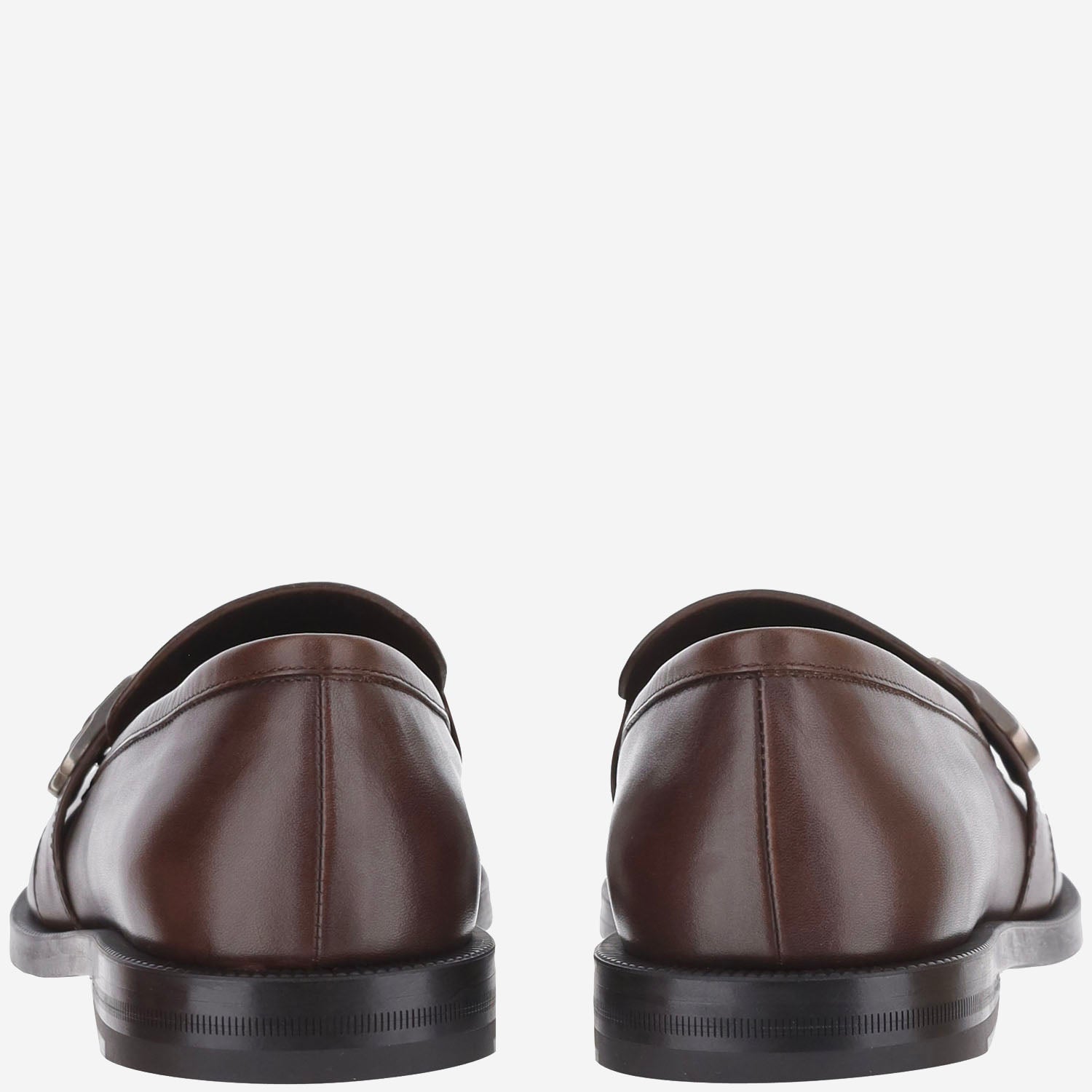 MOCASSINI IN PELLE CON LOGO A006HC BLM002021 GUCCI 