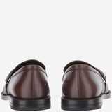 MOCASSINI IN PELLE CON LOGO A006HC BLM002021 GUCCI 