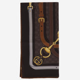 FOULARD IN TWILL DI SETA STAMAPATA A007EA 3G0012100 GUCCI 
