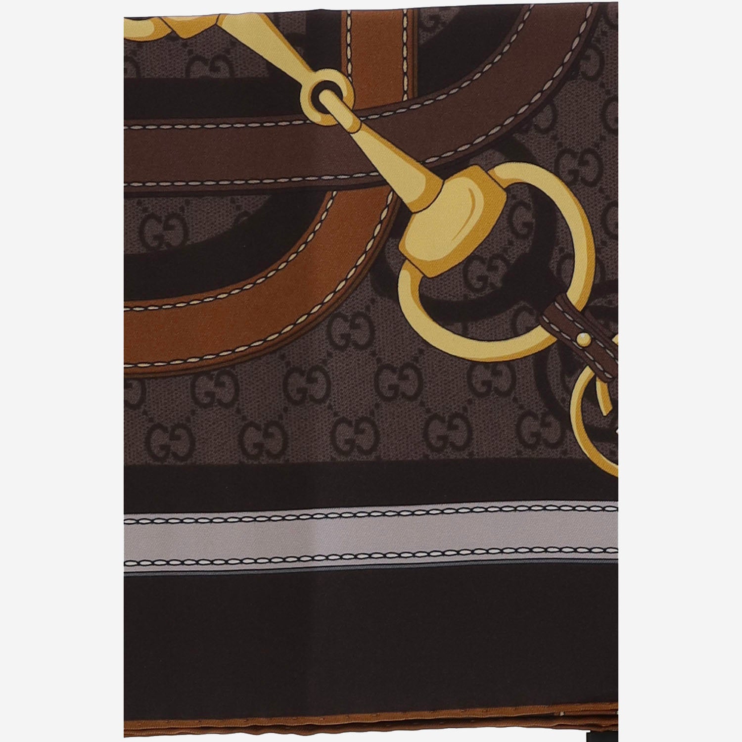 FOULARD IN TWILL DI SETA STAMAPATA A007EA 3G0012100 GUCCI 