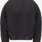 Giacca in denim di cotone e viscosa con Morsetto A007GF XDDHM2028 GUCCI 