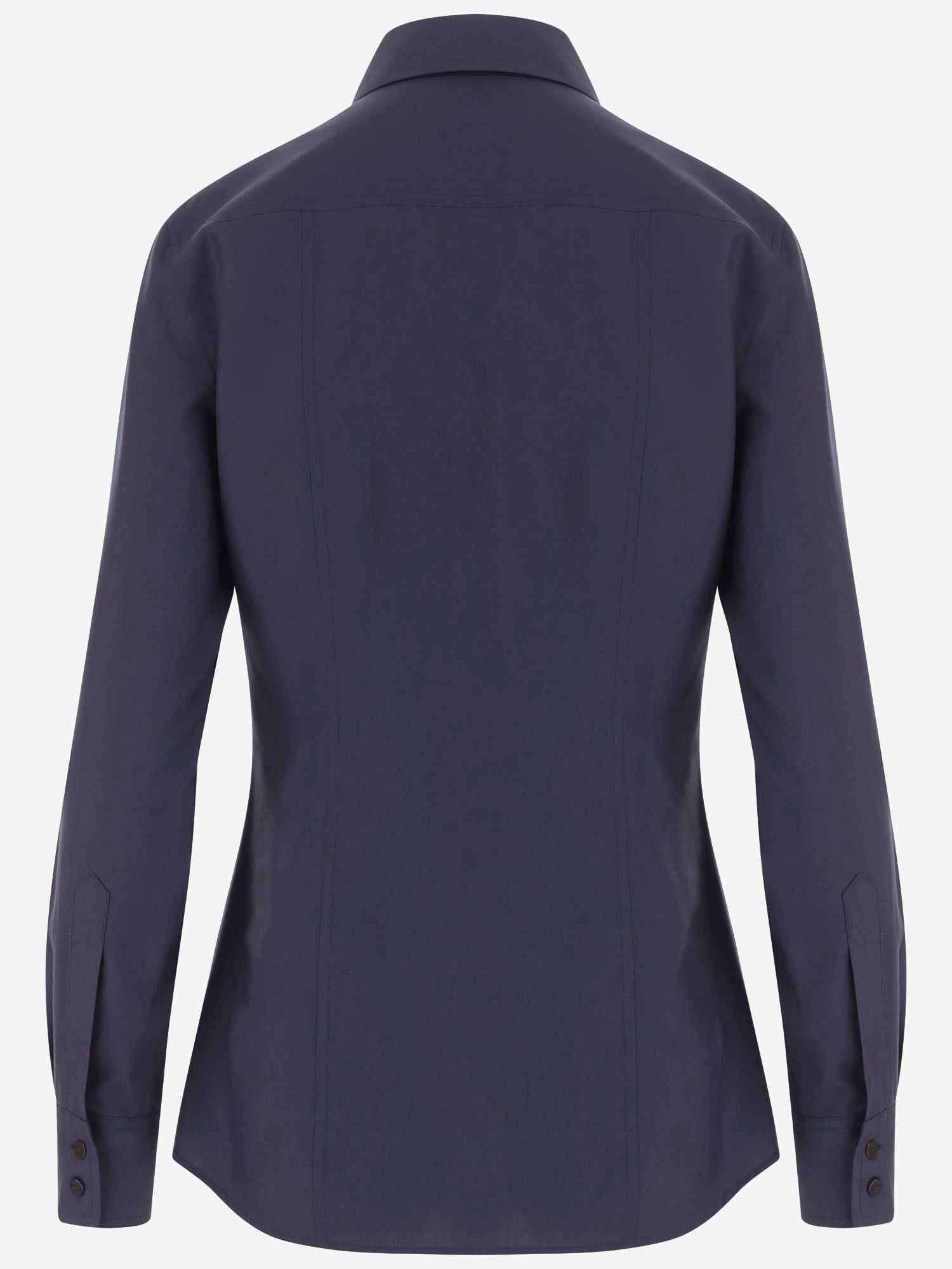 CAMICIA IN POPELINE DI SETA A007YM ZAVRW4440 GUCCI 