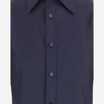 CAMICIA IN POPELINE DI SETA A007YM ZAVRW4440 GUCCI 