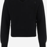 MAGLIONE IN LANA E CASHMERE CON LOGO A008ZA XKFRY1043 GUCCI 