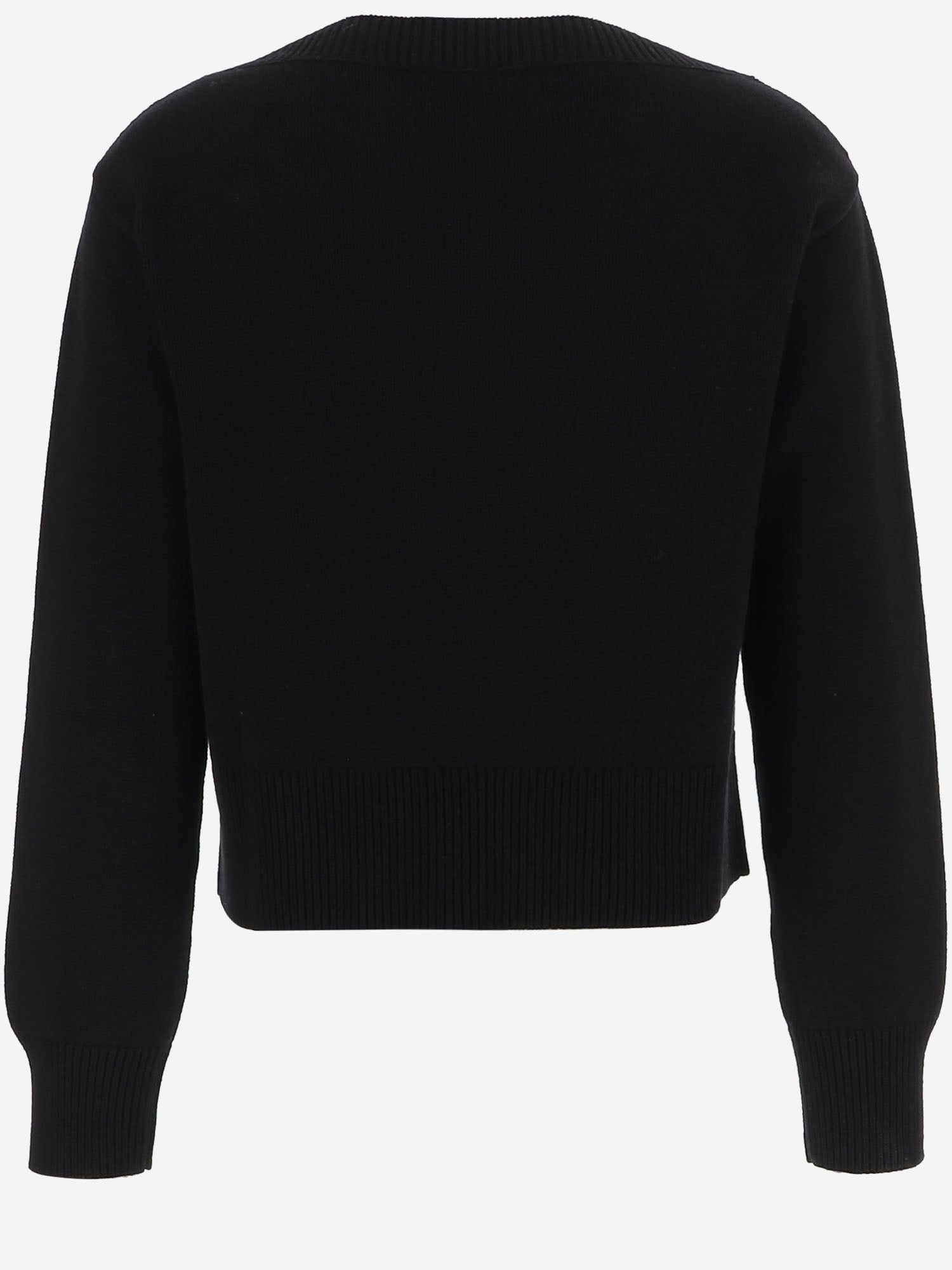 MAGLIONE IN LANA E CASHMERE CON LOGO A008ZA XKFRY1043 GUCCI 