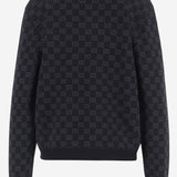 MAGLIA IN MISTO VISCOSA CON GG A0094W XKFTU1068 GUCCI 