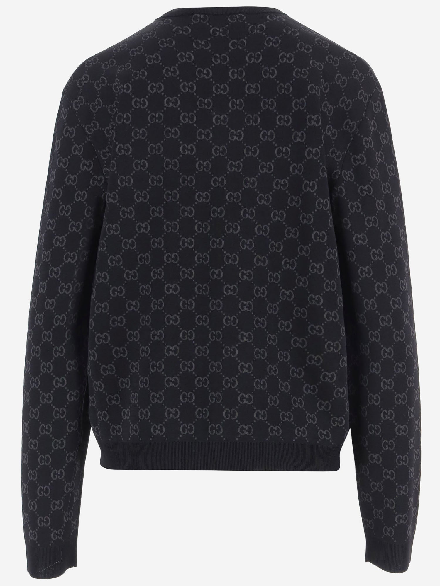 MAGLIA IN MISTO VISCOSA CON GG A0094W XKFTU1068 GUCCI 