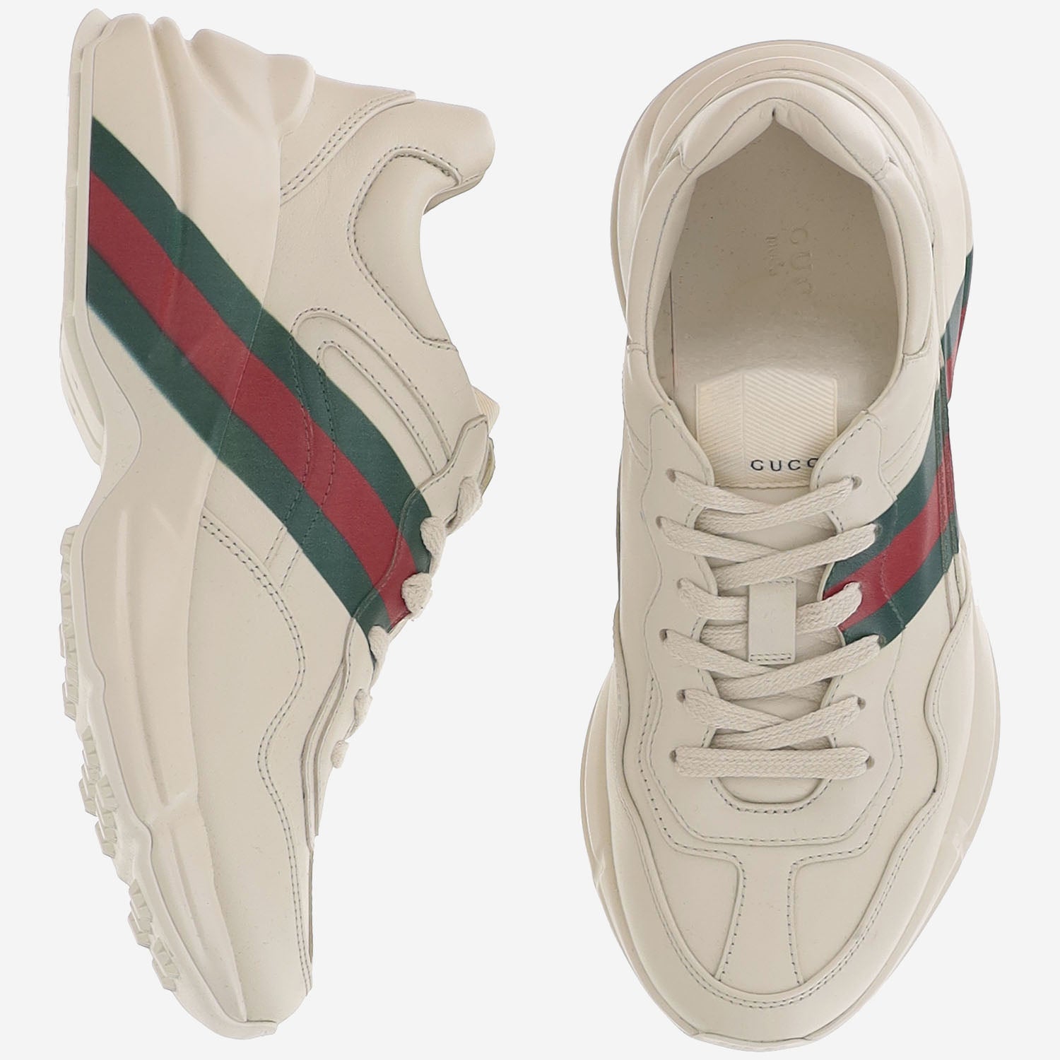 Sneaker Rhyton in pelle A00997 A9L009522 GUCCI 