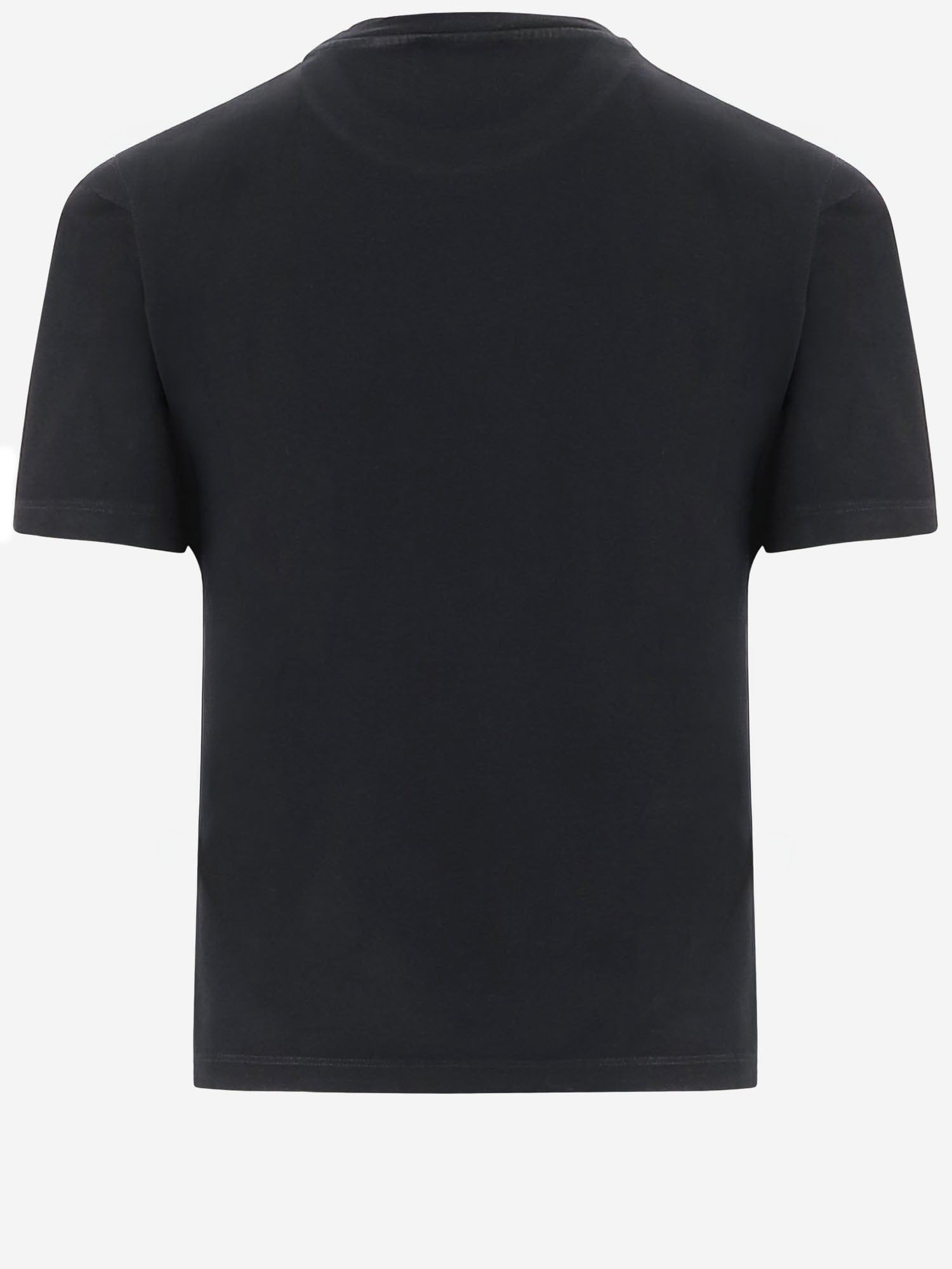 T-shirt in jersey di cotone stretch con logo A009A5 XJH6N1152 GUCCI 