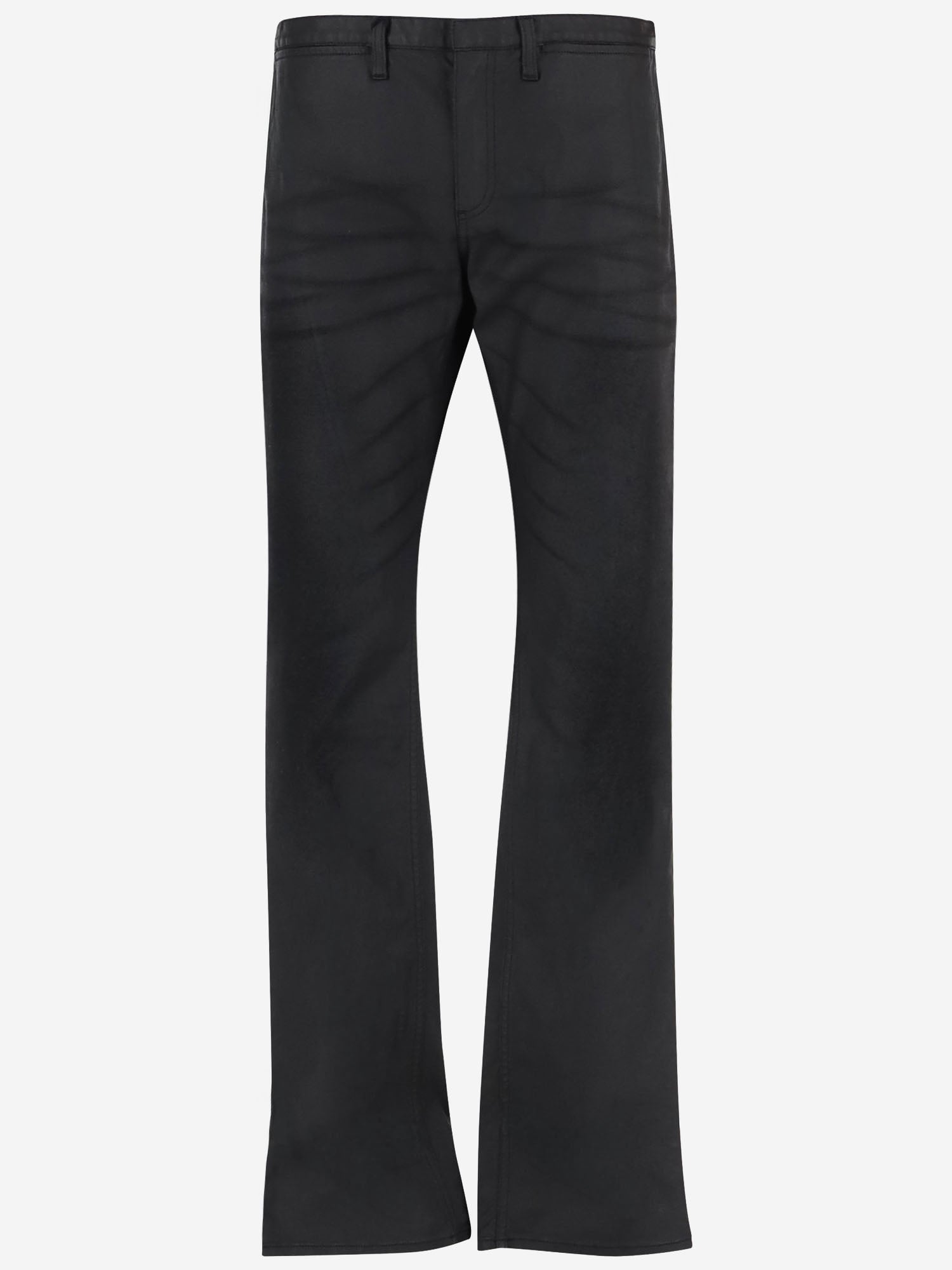 Pantaloni in denim di cotone stretch spalmato A009VU XDDH31000 GUCCI 