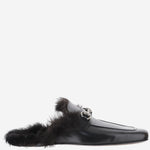 SLIPPER IN PELLE CON MORSETTO A009Z7 AAG9B1000 GUCCI 