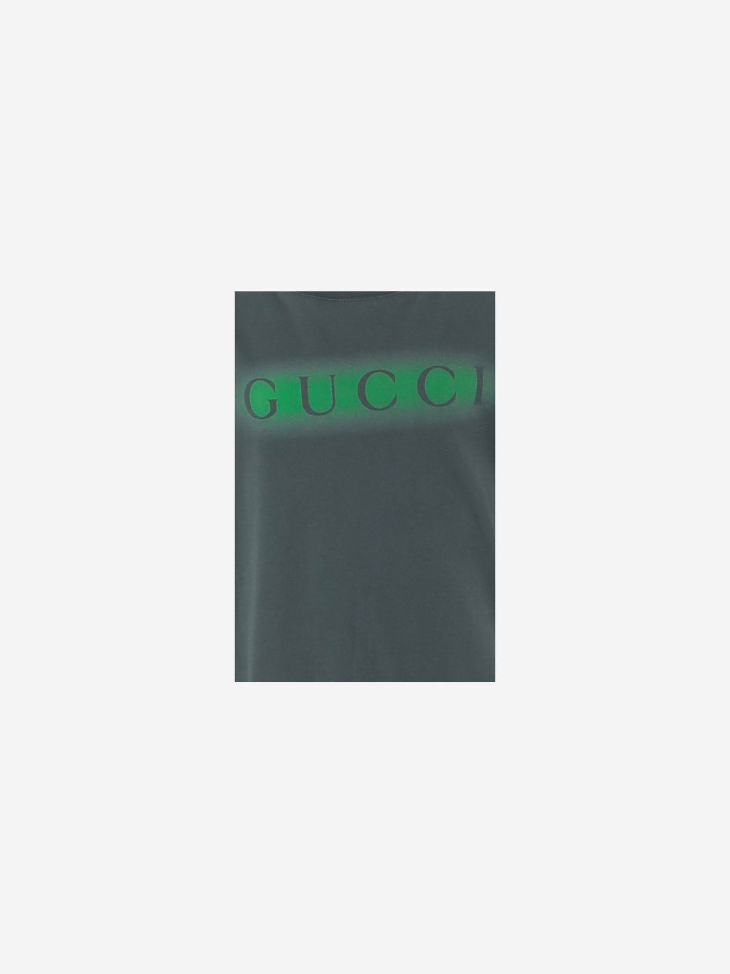 T-shirt in cotone con stampa 575114 XJHW73010 GUCCI KIDS 