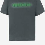 T-shirt in cotone con stampa 575114 XJHW73010 GUCCI KIDS 