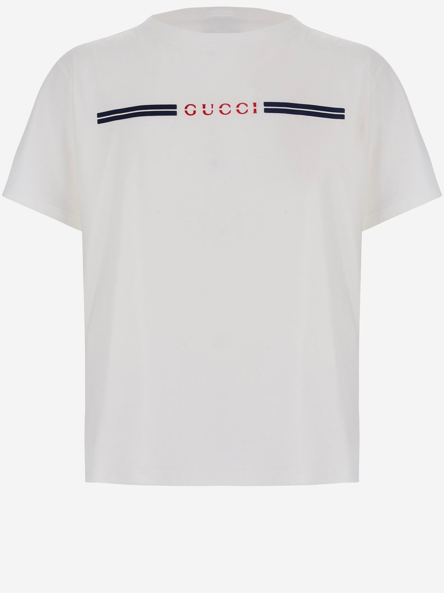 T-SHIRT IN COTONE CON LOGO 575114 XJHXI9214 GUCCI KIDS 