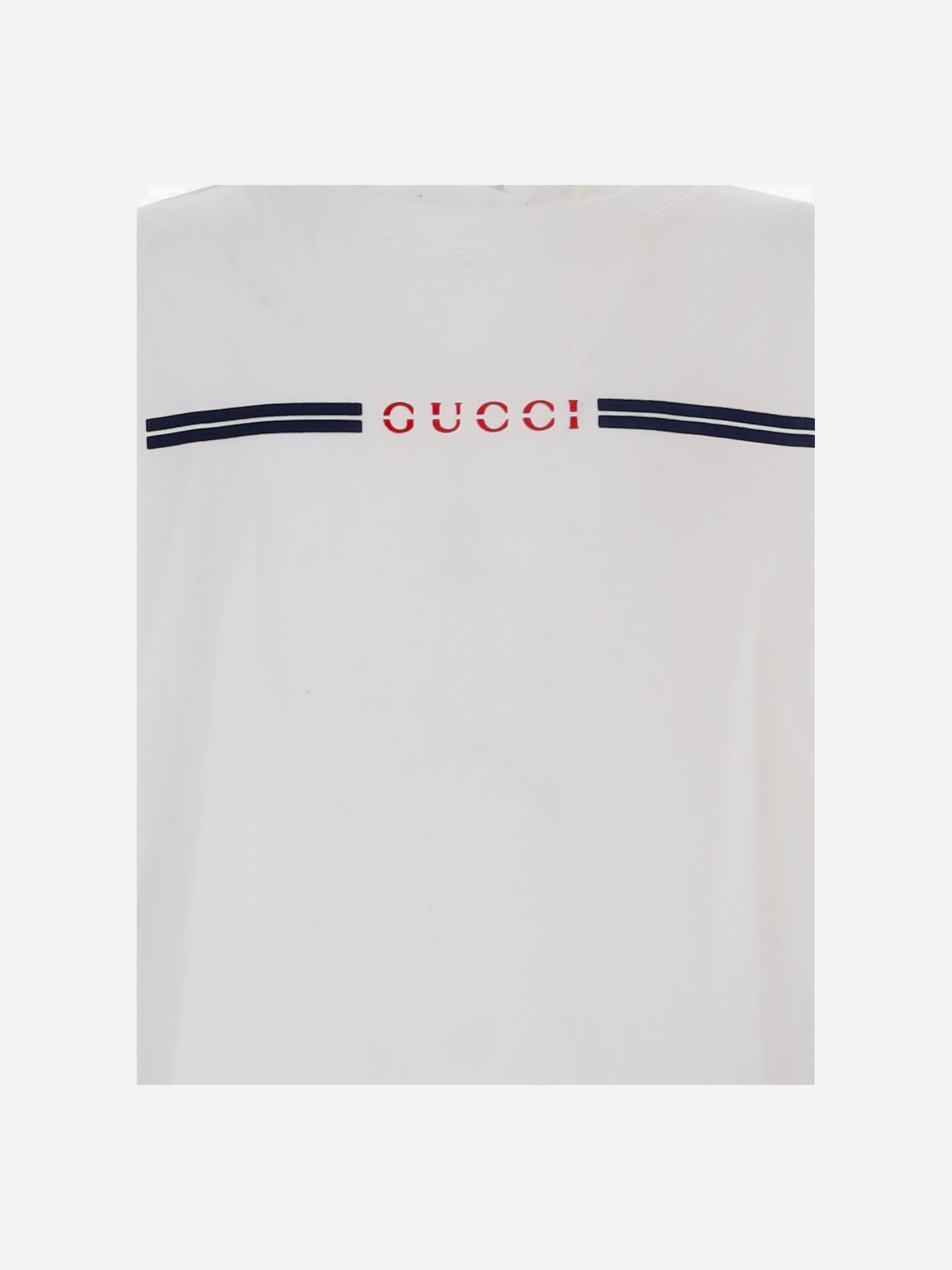 T-SHIRT IN COTONE CON LOGO 575114 XJHXI9214 GUCCI KIDS 