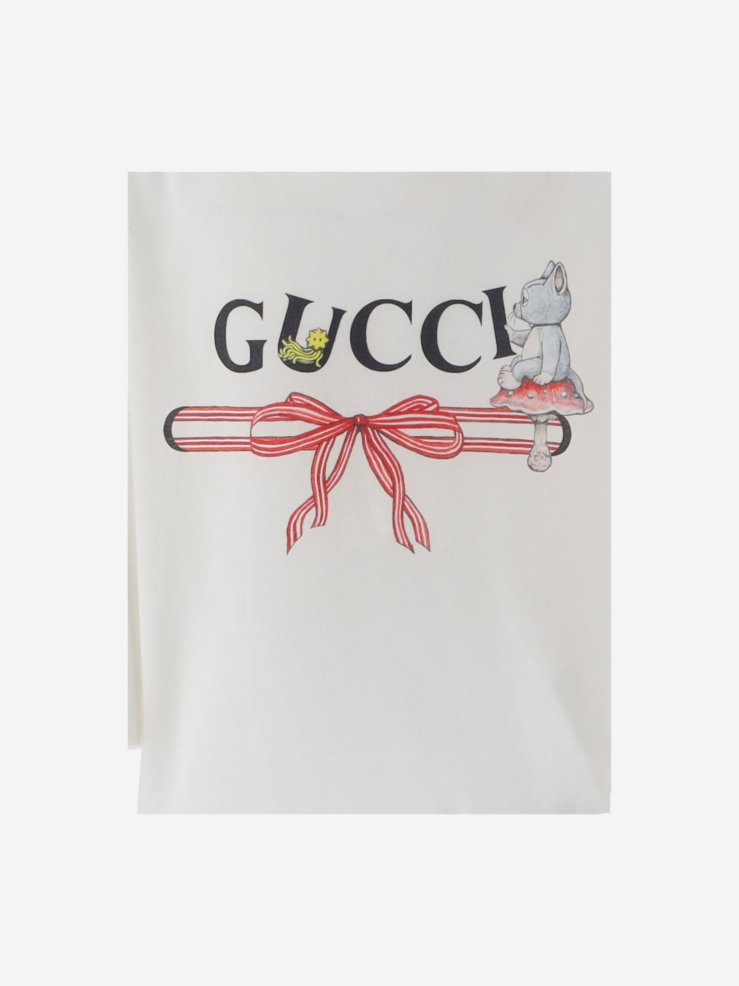 T-SHIRT IN COTONE CON STAMPA LOGO 834639 XJHY89214 GUCCI KIDS 