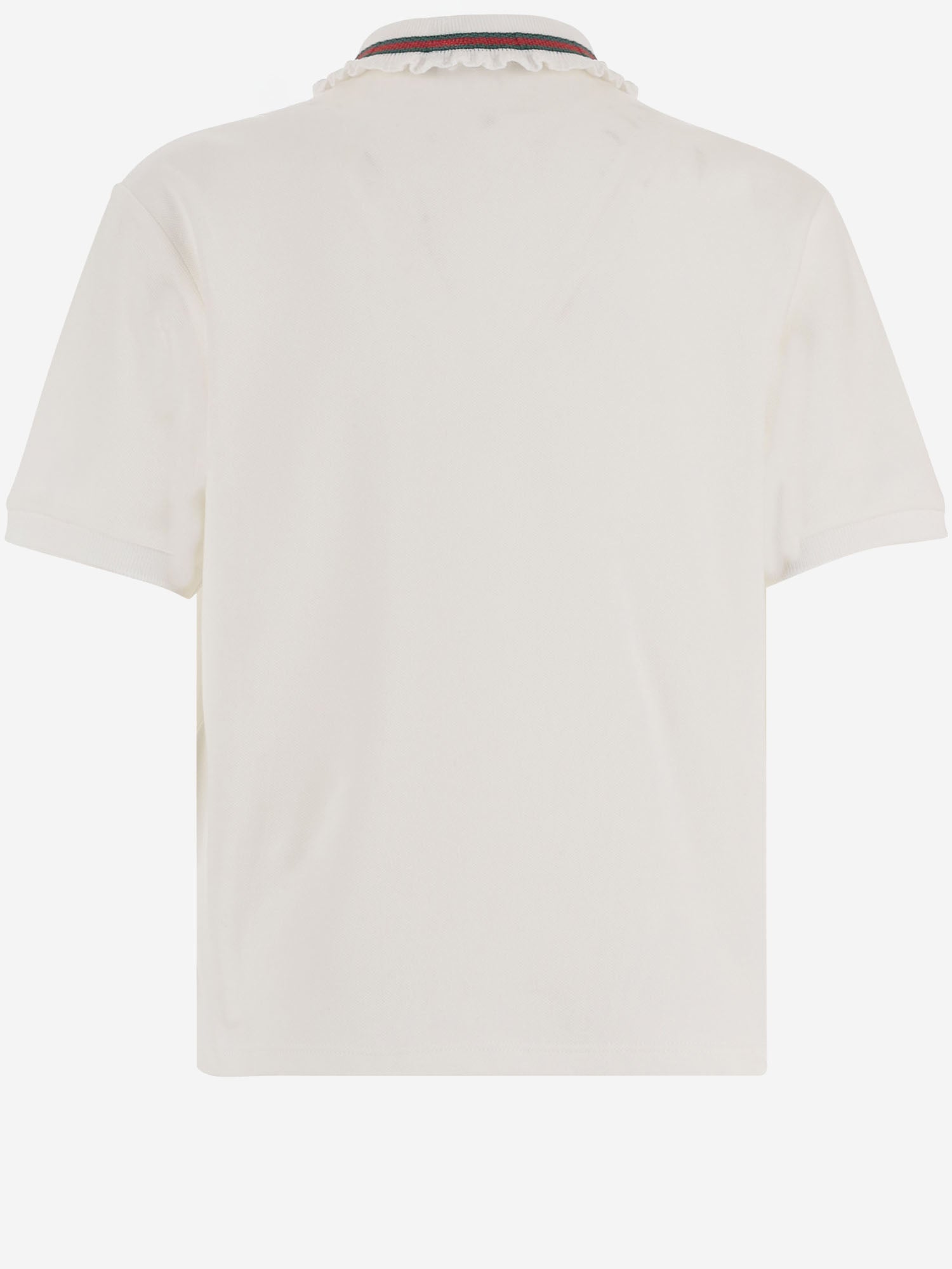 POLO IN COTONE A RIGHE WEB 852834 XJHWL9024 GUCCI KIDS 