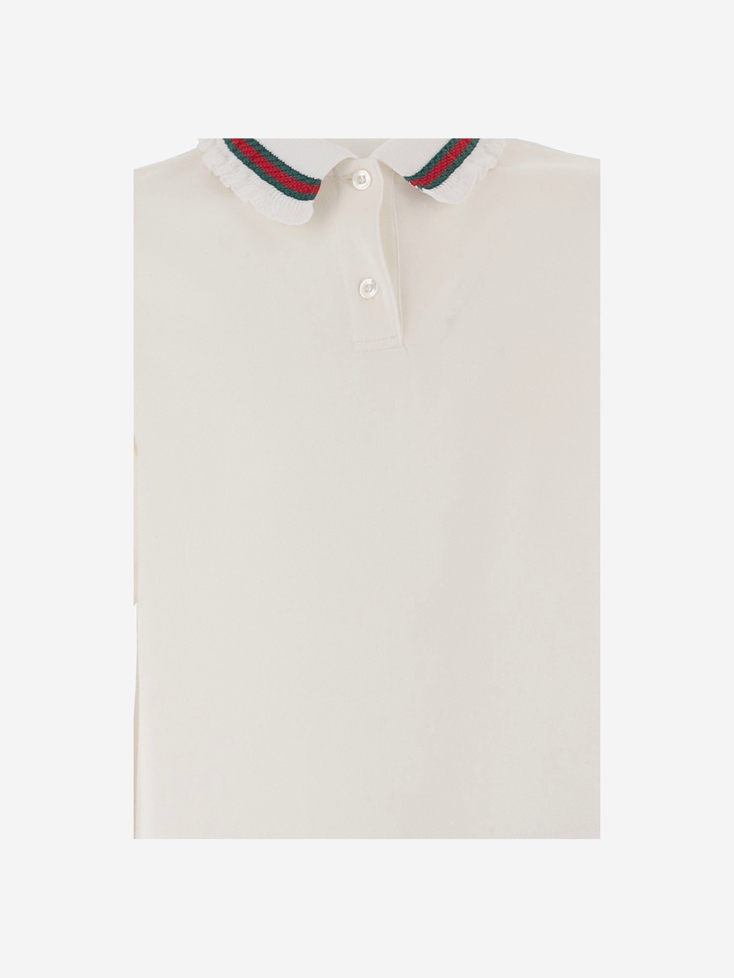 POLO IN COTONE A RIGHE WEB 852834 XJHWL9024 GUCCI KIDS 