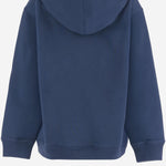 FELPA IN COTONE CON STAMPA LOGO 855554 XJHXM4393 GUCCI KIDS 