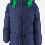 PIUMINO IN NYLON CON MOTIVO GG 863902 XWA8Z4246 GUCCI KIDS 
