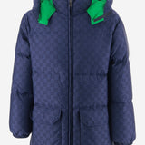 PIUMINO IN NYLON CON MOTIVO GG 863902 XWA8Z4246 GUCCI KIDS 