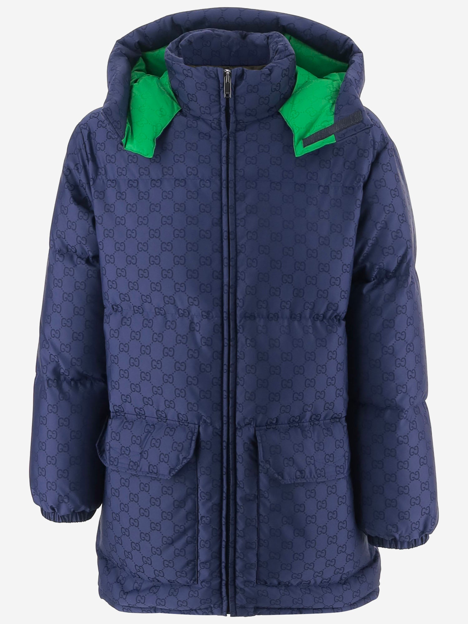 PIUMINO IN NYLON CON MOTIVO GG 863902 XWA8Z4246 GUCCI KIDS 