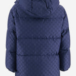 PIUMINO IN NYLON CON MOTIVO GG 863902 XWA8Z4246 GUCCI KIDS 