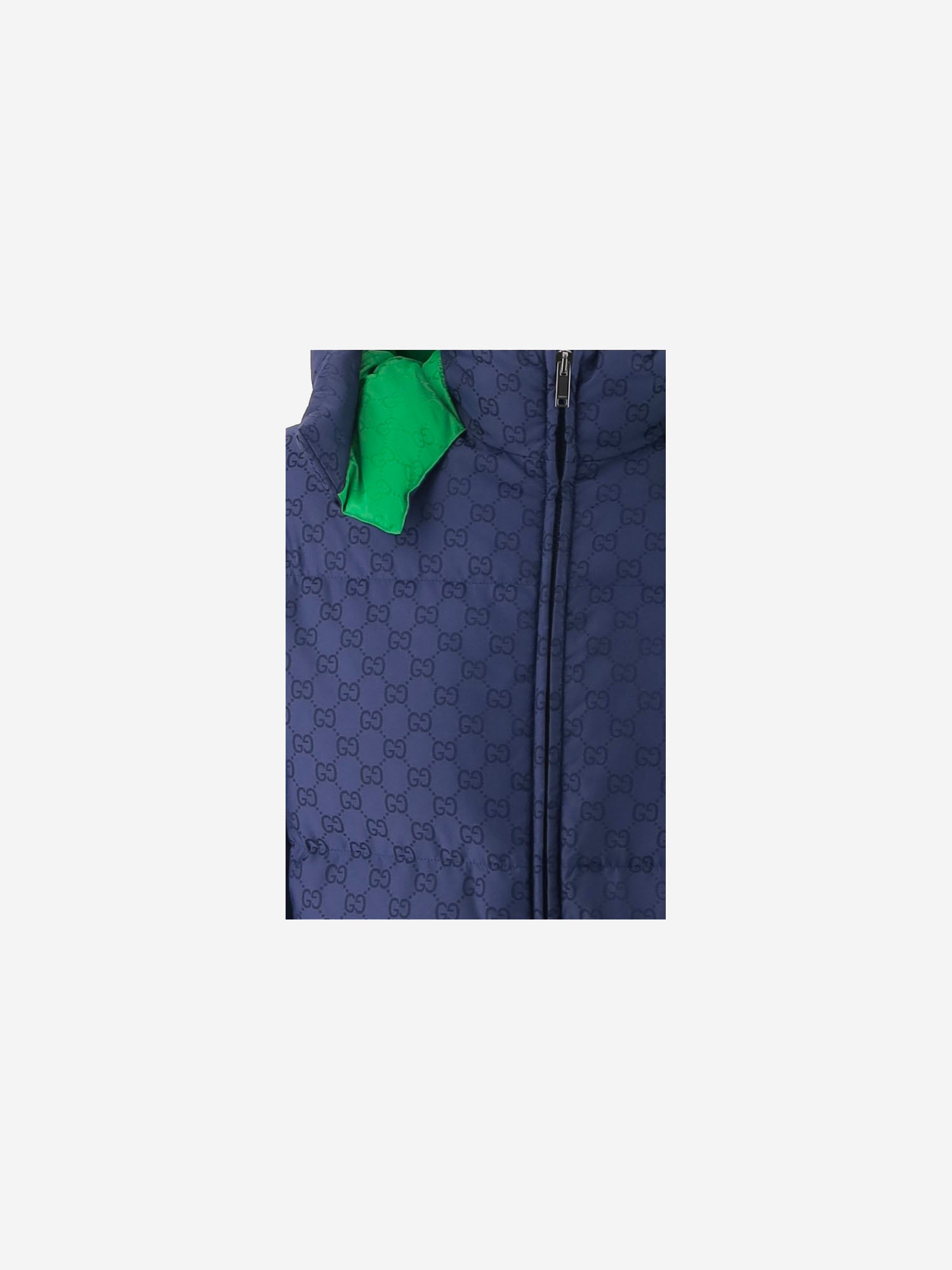 PIUMINO IN NYLON CON MOTIVO GG 863902 XWA8Z4246 GUCCI KIDS 