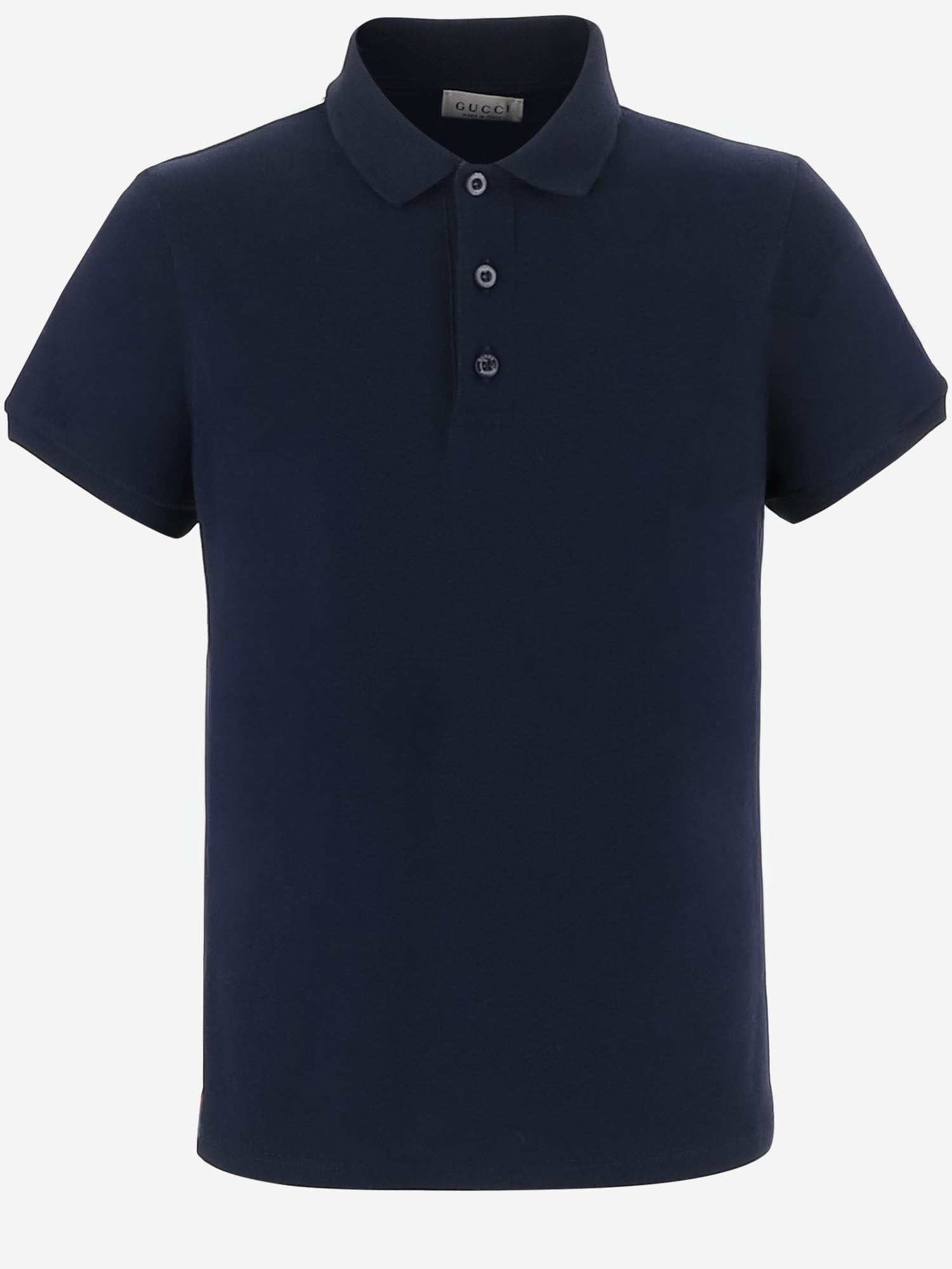 POLO IN COTONE STRETCH CON NASTRO WEB 864123 XJHVO4306 GUCCI KIDS 