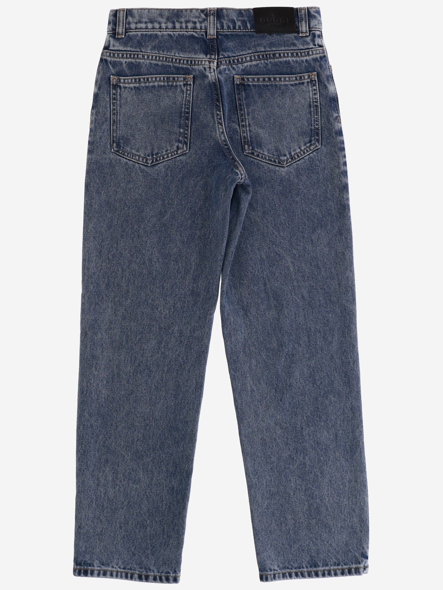 JEANS IN DENIM DI COTONE 864961 XDDGE4011 GUCCI KIDS 