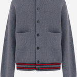 MAGLIONE IN LANA CON COLLETTO STILE POLO 865583 XKFJE1155 GUCCI KIDS 