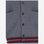 MAGLIONE IN LANA CON COLLETTO STILE POLO 865583 XKFJE1155 GUCCI KIDS 