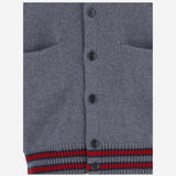 MAGLIONE IN LANA CON COLLETTO STILE POLO 865583 XKFJE1155 GUCCI KIDS 