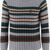 MAGLIONE IN LANA CON MOTIVO A RIGHE 865588 XKFH21017 GUCCI KIDS 