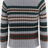 MAGLIONE IN LANA CON MOTIVO A RIGHE 865588 XKFH21017 GUCCI KIDS 