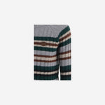 MAGLIONE IN LANA CON MOTIVO A RIGHE 865588 XKFH21017 GUCCI KIDS 