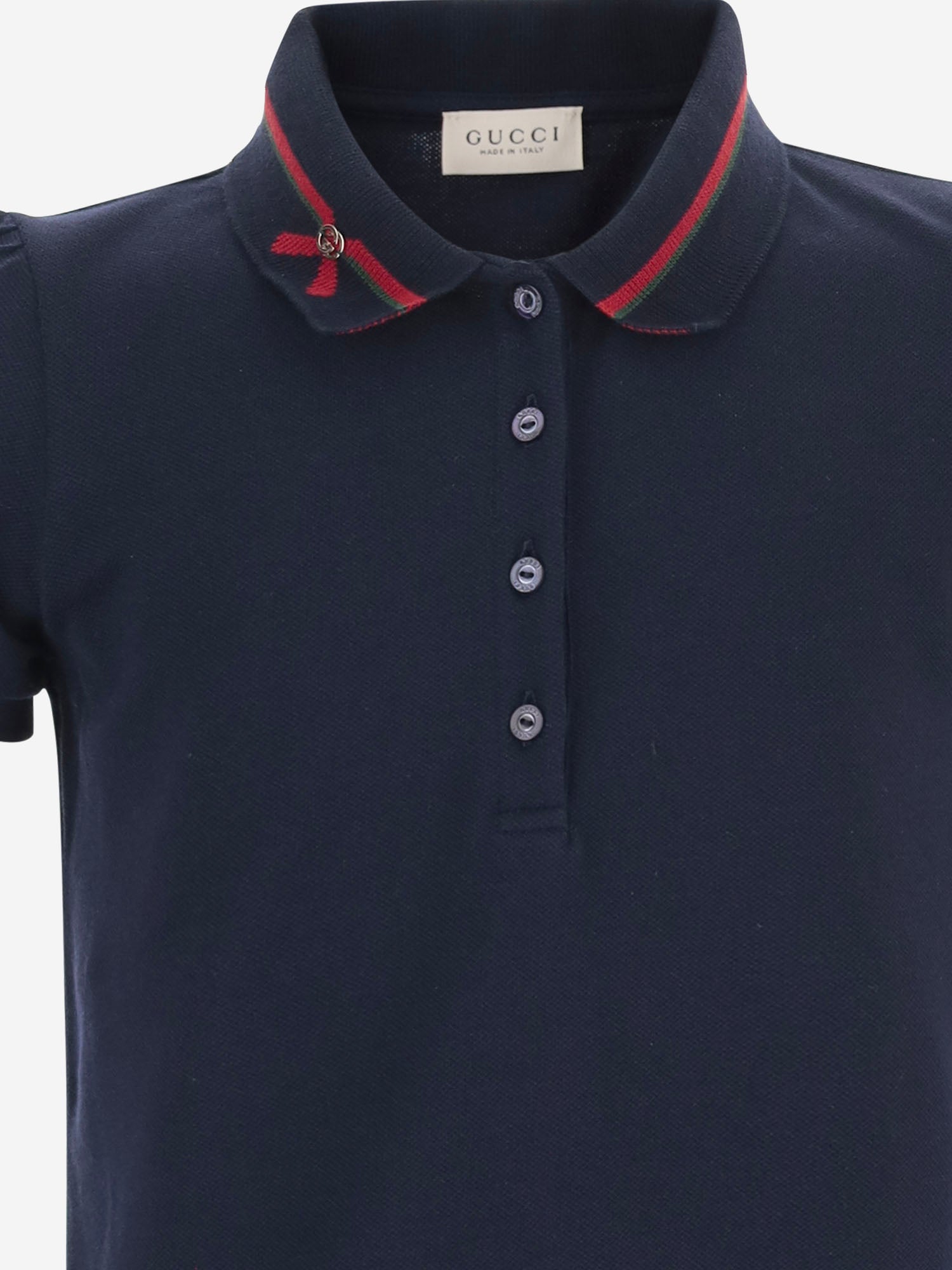 POLO IN PIQUÉ DI COTONE STRETCH 867881 XJHWK4306 GUCCI KIDS 