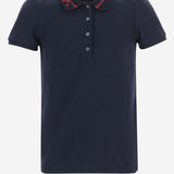 POLO IN PIQUÉ DI COTONE STRETCH 867881 XJHWK4306 GUCCI KIDS 