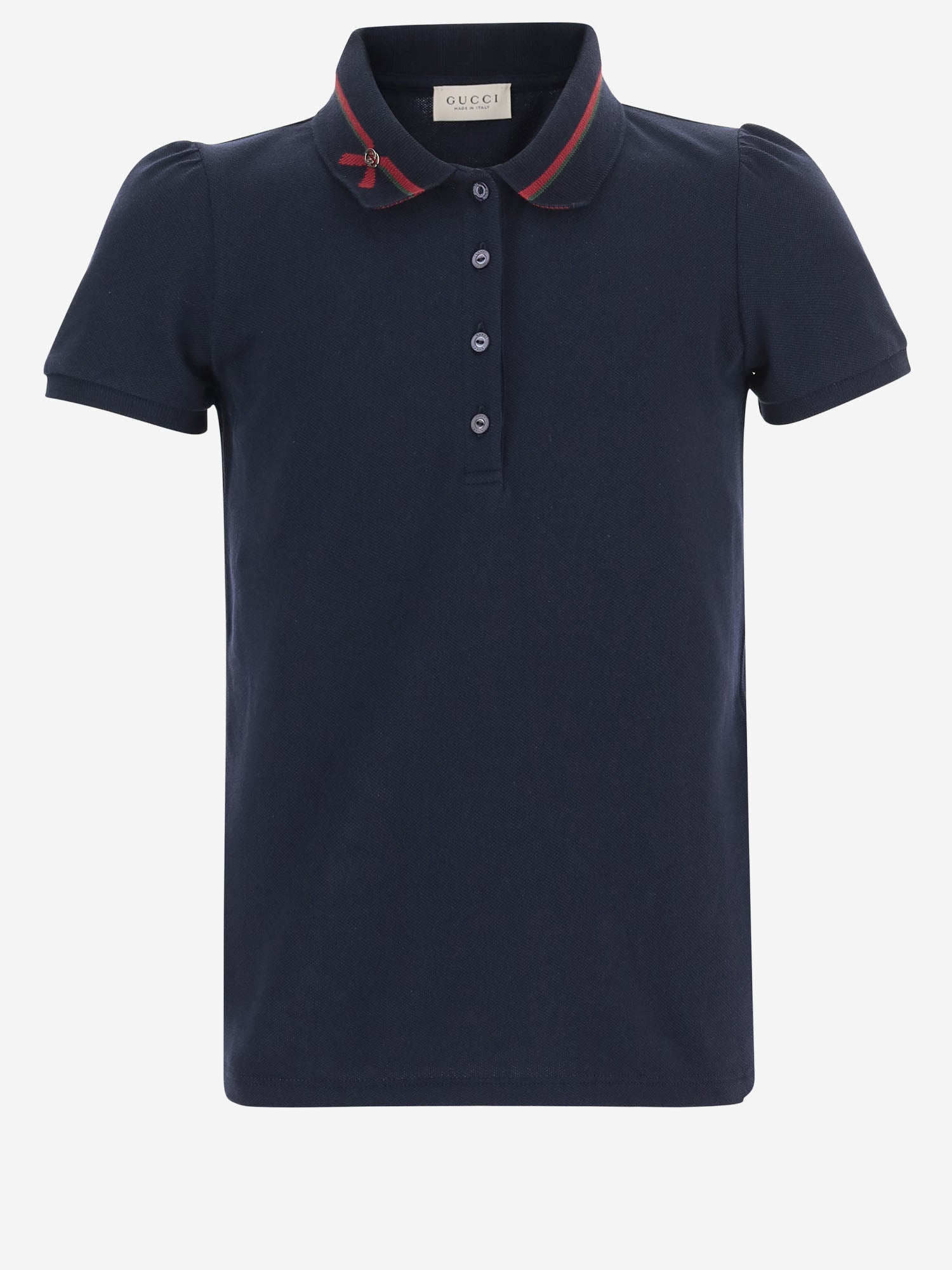 POLO IN PIQUÉ DI COTONE STRETCH 867881 XJHWK4306 GUCCI KIDS 
