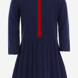 ABITO IN LANA CON NASTRO WEB 867906 XKFKU4154 GUCCI KIDS 