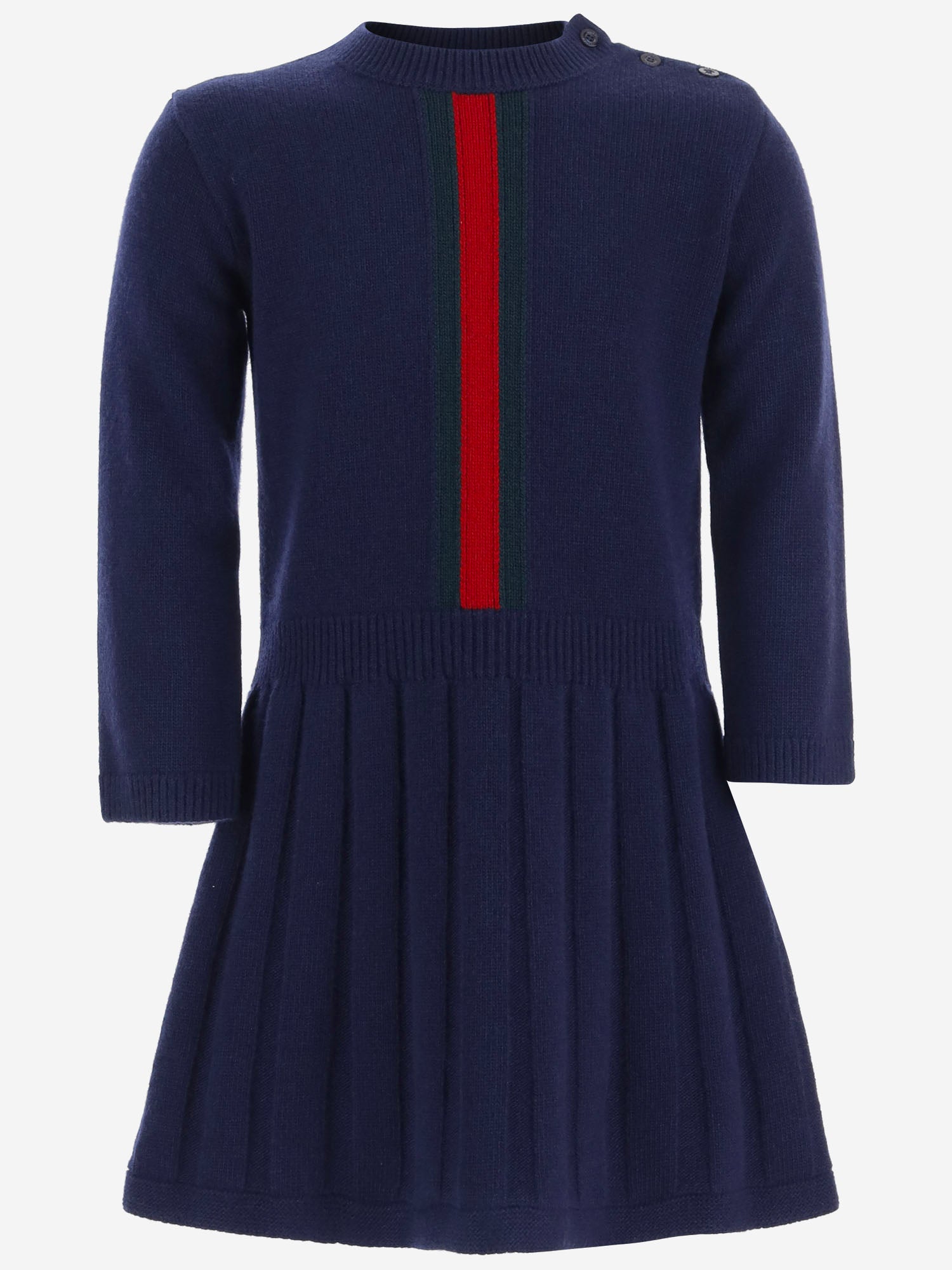 ABITO IN LANA CON NASTRO WEB 867906 XKFKU4154 GUCCI KIDS 