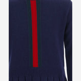 ABITO IN LANA CON NASTRO WEB 867906 XKFKU4154 GUCCI KIDS 