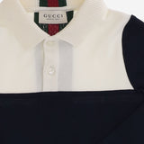 TUTINA IN COTONE STRETCH CON NASTRO WEB 870880 XJHVF4306 GUCCI KIDS 