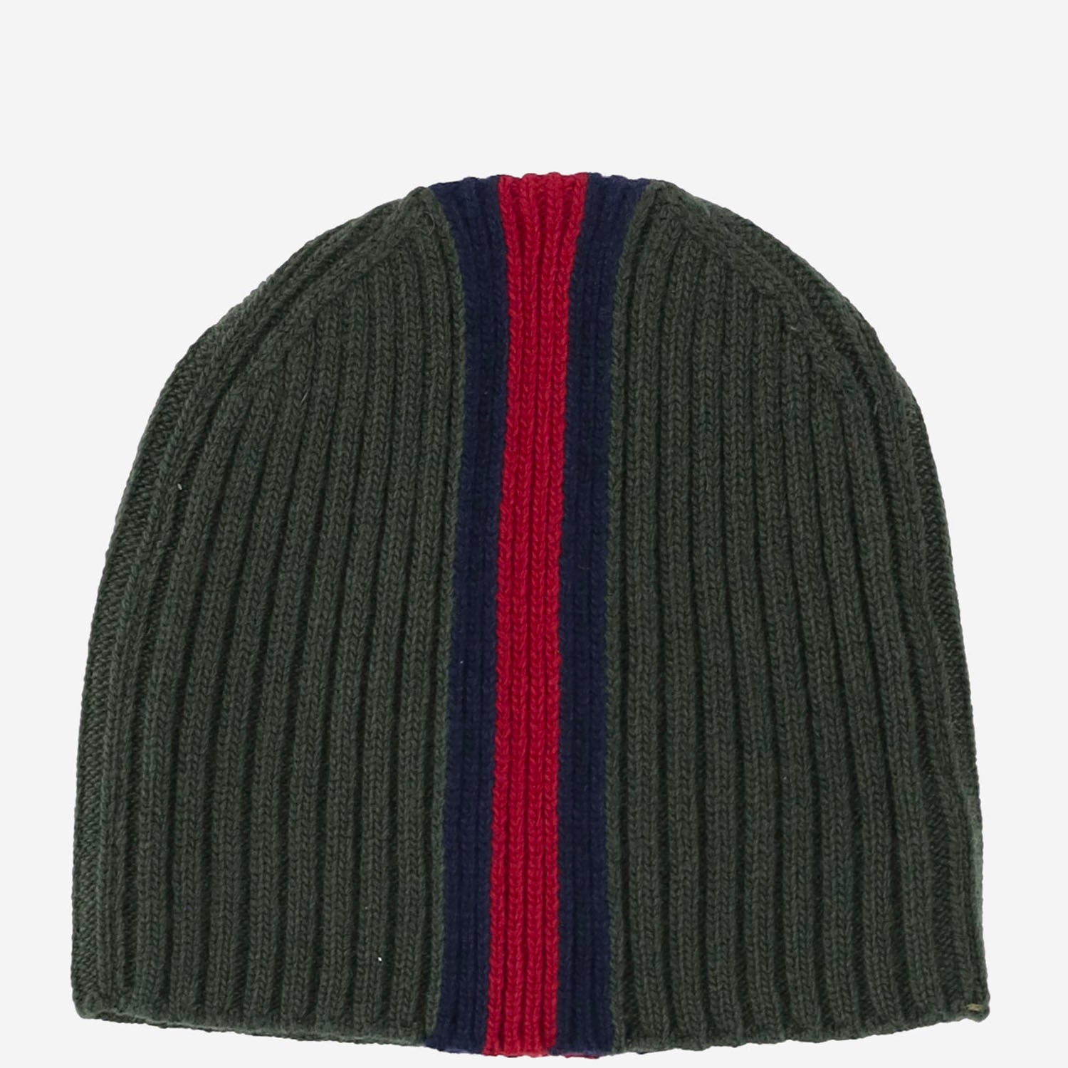 Beanie in lana con nastro Web 871021 4KADM3268 GUCCI KIDS 