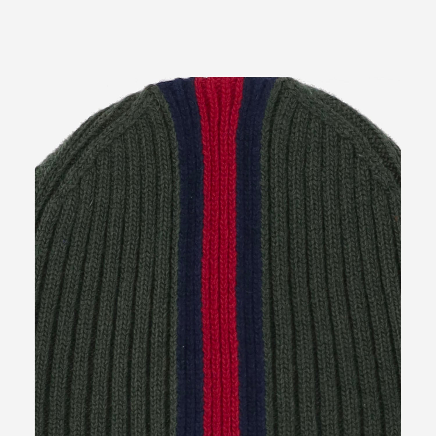 Beanie in lana con nastro Web 871021 4KADM3268 GUCCI KIDS 